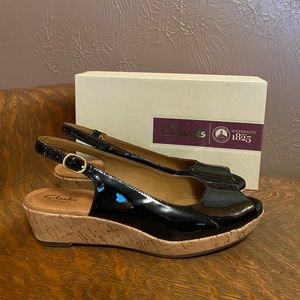 Clark’s Orlena Currant Wedge Slingback Sandal